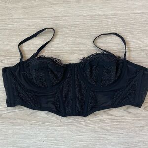 Urban Outfitters Black Lace Bra